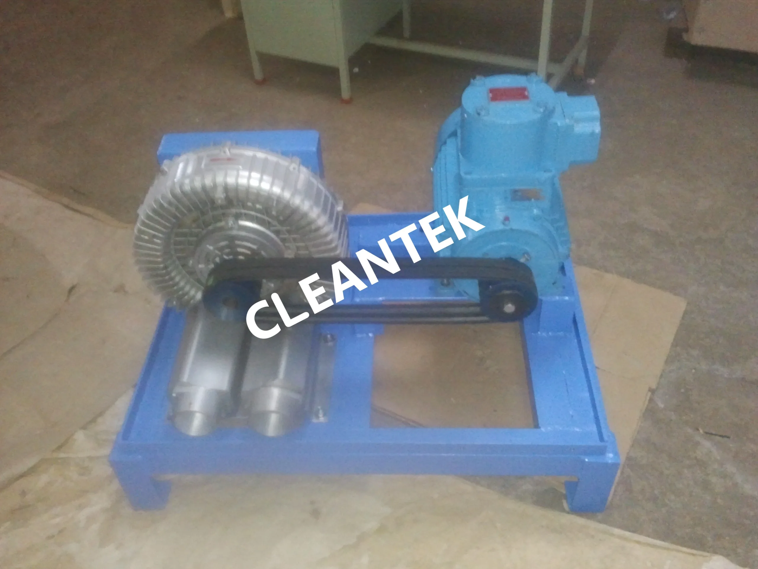 Belt drive ring blower
