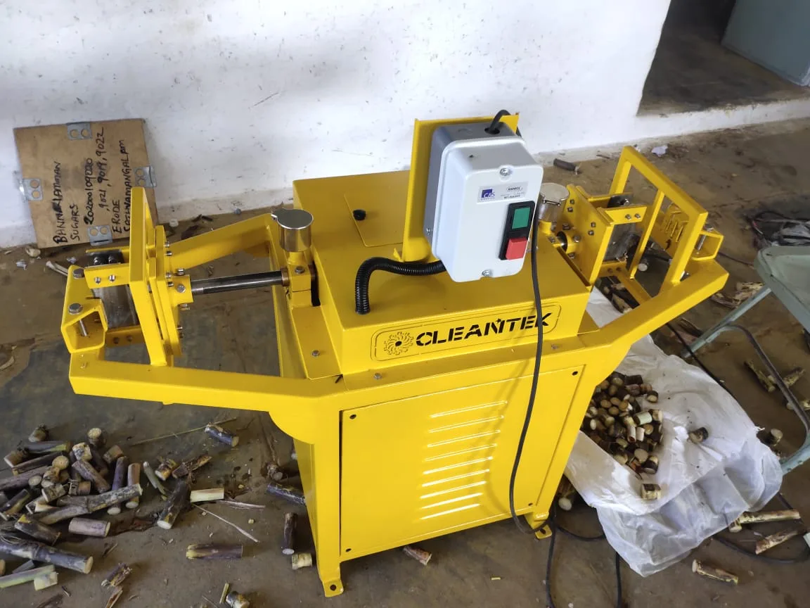 Sugarcane butt cutting machine