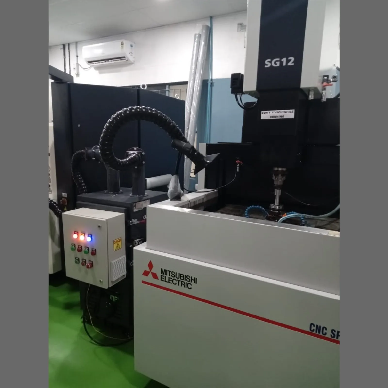 EDM fume and mist extraction