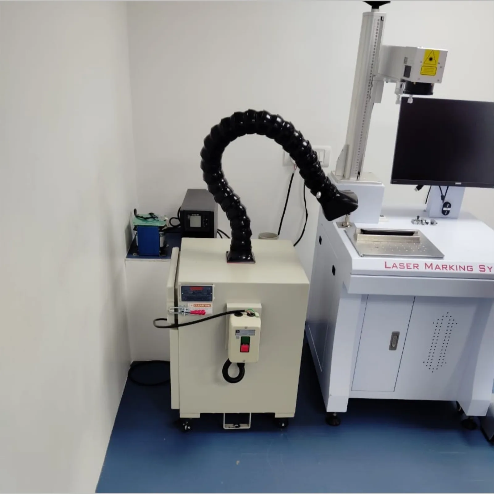 Laser marking dust collector