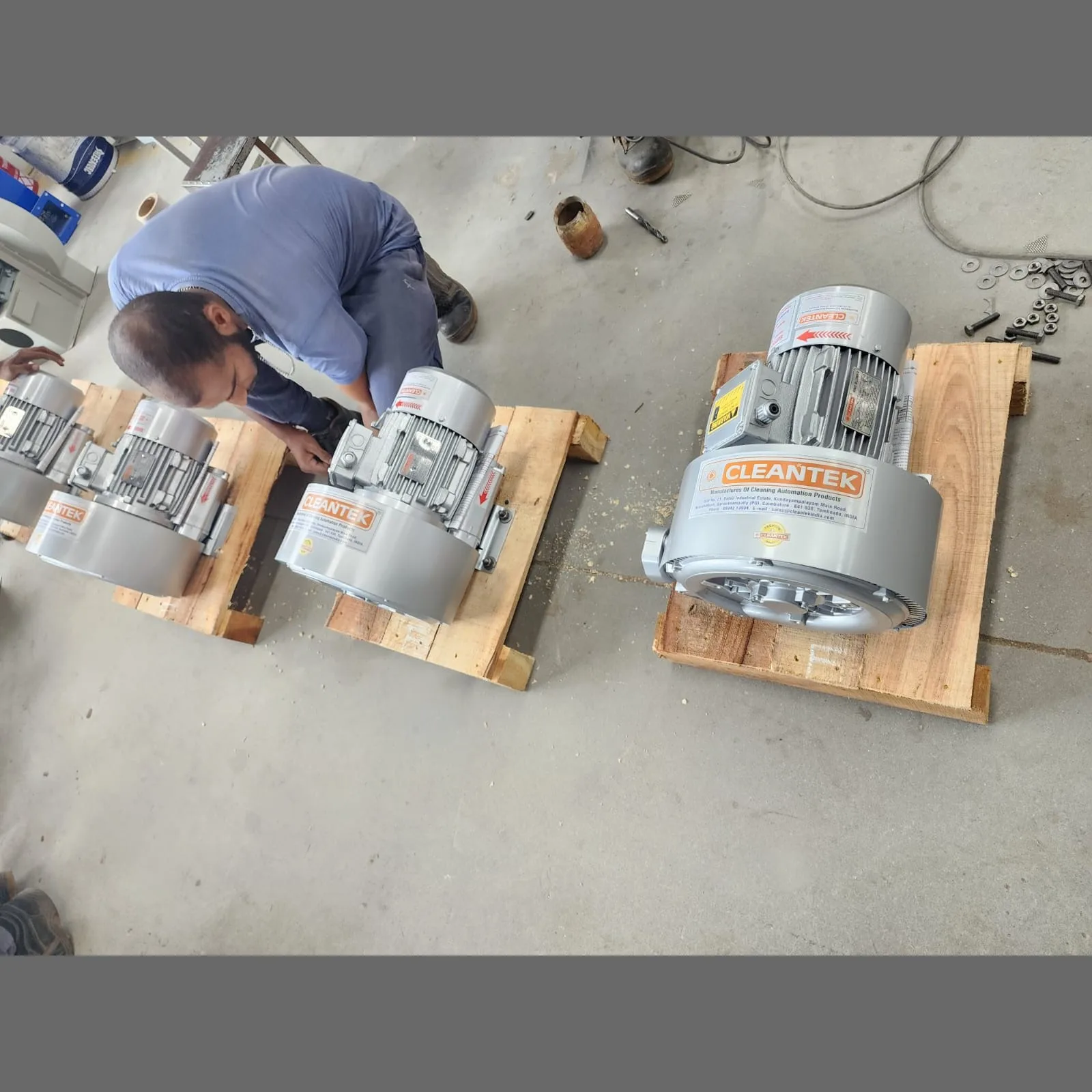 Cleantek Ring Blower Assembly